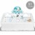 Big Dot of Happiness Arctic Polar Animals - Winter Birthday Decor Kit Cake Topper Set 11 Pc Perspective: back