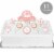 Big Dot of Happiness Swan Soiree - White Swan Birthday Cake Decor Kit - Cake Topper Set 11 Pc Perspective: back