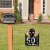 Big Dot of Happiness Adult 50th Birthday - Gold - Outdoor Lawn Birthday Party Yard Sign 1 Pc Perspective: back