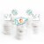 Big Dot of Happiness Medical School Grad - Cupcake Toppers Doctor Clear Treat Picks - 24 Ct Perspective: back