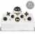 Big Dot of Happiness Adult 100th Birthday Gold - Party Cake Decor Kit - Cake Topper Set 11 Pc Perspective: back
