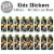 Big Dot of Happiness Bam Superhero Birthday Party Favor Kids Stickers 16 Sheets 256 Stickers Perspective: back