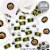Big Dot of Happiness Jack-O'-Lantern Halloween - Kids Party Candy Favor Sticker Kit - 304 Pc Perspective: back