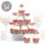 Big Dot of Happiness Sweet Watermelon Decor - Cupcake Wrappers & Treat Picks Kit 24 Ct Perspective: back