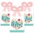 Big Dot of Happiness Colorful Floral Happy Mother's Day Square Favor Gift Box Bow Boxes 12 Ct Perspective: back