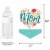 Big Dot of Happiness Colorful Floral Happy Mother's Day Bunting Banner Décor Perspective: back