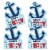 Big Dot of Happiness Ahoy It's a Boy - Anchor Decor DIY Nautical Baby Shower Essentials 20 Ct Perspective: back