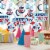 Big Dot of Happiness Ahoy It's a Boy - Nautical Baby Shower Hanging Party Decor Swirls 40 Ct Perspective: back