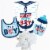 Big Dot of Happiness Ahoy It's a Boy - Nautical Baby Shower Centerpiece - Table Toppers 15 Ct Perspective: back