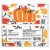 Big Dot of Happiness Fall Pumpkin Candy Bar Wrapper Halloween Thanksgiving Party Favors 24 Ct Perspective: back