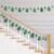 Big Dot of Happiness Snowy Christmas Trees Classic Holiday Clothespin Garland Banner 44 Pc Perspective: back