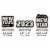 Big Dot of Happiness Hello New Year - DIY Shaped 2023 NYE Party Cut-Outs - 24 Ct Perspective: back