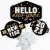 Big Dot of Happiness Hello New Year - 2023 NYE Party Centerpiece Sticks - Table Toppers 15 Ct Perspective: back