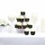 Big Dot of Happiness Colorful Mardi Gras Mask - Masquerade Party Decor Cupcake Wrappers 12 Ct Perspective: back