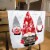 Big Dot of Happiness Christmas Gnomes Holiday Cloth Table Runner 13 x 70 in Perspective: back