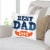 Big Dot of Happiness Happy Father's Day Love Dad Party Home Decor Throw Pillow Cover 16 x 16 Perspective: back