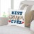 Big Dot of Happiness Grandpa, Happy Father's Day Decor - Canvas Throw Pillow Cover 16 x 16 In Perspective: back