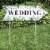Big Dot of Happiness Boho Botanical Wedding Reception Greenery Double Sided Arrow Signs 2 Ct Perspective: back