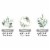 Big Dot of Happiness Boho Botanical - DIY Shaped Greenery Party Cut-Outs - 24 Count Perspective: back