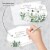 Big Dot of Happiness Boho Botanical - Shaped Greenery Party Thank You Cards & Envelopes 12 Ct Perspective: back