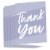 Big Dot of Happiness Purple Elegantly Simple - Guest Party Favors Thank You Cards (8 count) Perspective: back