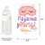 Big Dot of Happiness Pajama Slumber Party -  Birthday Party Bunting Banner Decorations Perspective: back
