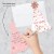 Big Dot of Happiness Pink Rose Gold Birthday - Party Thank You Cards with Envelopes - 12 Ct Perspective: back
