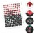 Big Dot of Happiness Christmas Pajamas Holiday Party Round Labels Fit Chocolate Candy 108 Ct Perspective: back