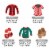 Big Dot of Happiness Christmas Pajamas - DIY Shaped Holiday Plaid PJ Party Cut-Outs - 24 Ct Perspective: back