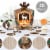 Big Dot of Happiness Gone Hunting Birthday Party Decor Terrific Table Centerpiece Kit 30 Ct Perspective: back