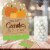 Big Dot of Happiness Pumpkin Patch Thanksgiving Party 1 Stand & 40 Cards Candy Guessing Game Perspective: back