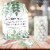 Big Dot of Happiness Boho Botanical Greenery Party 1 Stand & 40 Cards Candy Guessing Game Perspective: back