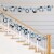 Big Dot of Happiness Winter Penguins Holiday & Christmas Clothespin Garland Banner 44 Pc Perspective: back