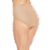 Jockey® Matte & Shine Seamfree® Full Rise Brief Women's Underwear - Brown Stripes Perspective: back