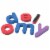 Teacher Created Resources 1.25  Magnetic Foam Small Lowercase Letters Assorted Colors 55 Per Perspective: back