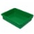 Romanoff Products Romanoff Stowaway Plastic 3  Letter Tray (No Lid) Green Pack of 3 Perspective: back