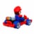 Mattel® Hot Wheels® Mario Kart™ Mario Pipe Frame Toy Vehicle Perspective: back