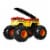 Hot Wheels Monster Trucks 5 Alarm - 1:24 Scale Oversized - Yellow/Red Perspective: back