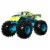 Hot Wheels Monster Trucks Torque Terror - 1:24 Scale Oversized [Green/Turquoise] Perspective: back