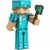 Mattel Minecraft 3.25 Action Figure, Alex in Diamond Armor Perspective: back