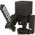 Minecraft Craft-A-Block Wither Skeleton Figure Authentic Pixelated Video-Game Character Perspective: back