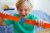 Hot Wheels Track Builder Unlimited Straight Track 90cm 3ft+ Orange Perspective: back