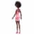 Mattel Barbie® Dolls Wearing Barbie® Logo Print Dress Doll Perspective: back