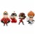 Mattel Disney Pixar The Incredibles Minis Figurines Perspective: back