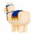 Mattel Minecraft Llama 8 Inch Llama Plush Figure Perspective: back