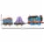 Thomas & Friends Fisher-Price Crystal Caves Thomas Engine Motorized Toy Train Perspective: back