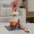 Hot Wheels City Track Set, Includes Car, Track and Accessories, Ice Cream Shop Playset?? Perspective: back