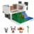 Mattel Minecraft Mob Head Panda Playhouse Mini Figure Perspective: back