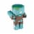 Mattel Minecraft Drowned Zombie Plush Figure Perspective: back