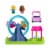 Fisher-Price® Little People® Carnival Playset Perspective: back
